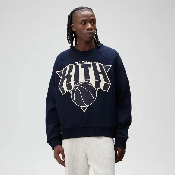 Kith Knicks Men's Navy Sweater small men’s new with tags